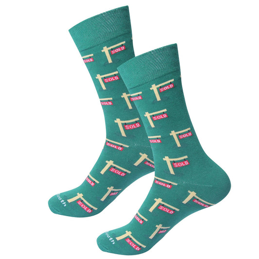 Sold Realtor Socks | Real Estate Agent Novelty Socks