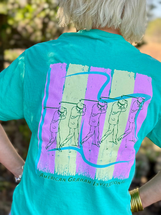 Amerikanisches Graham Invitational Golf Artisan Grafik-T-Shirt