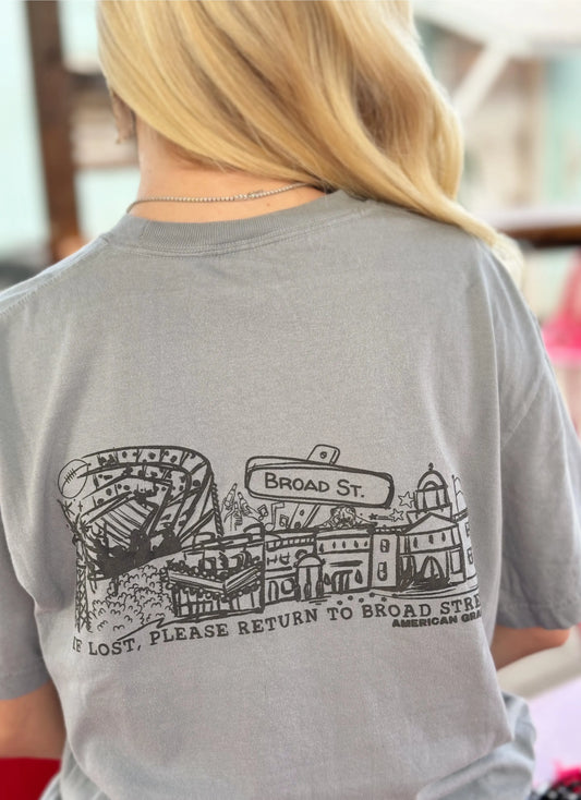Puff Ink Down Town Athens, GA Comfort Tee American Graham Apparel