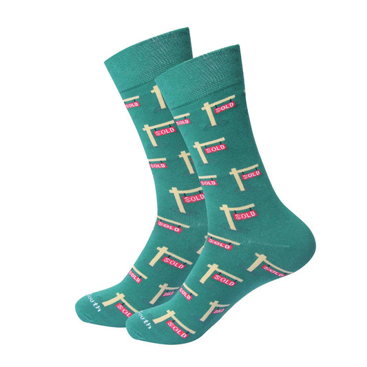 Sold Realtor Socks | Real Estate Agent Novelty Socks