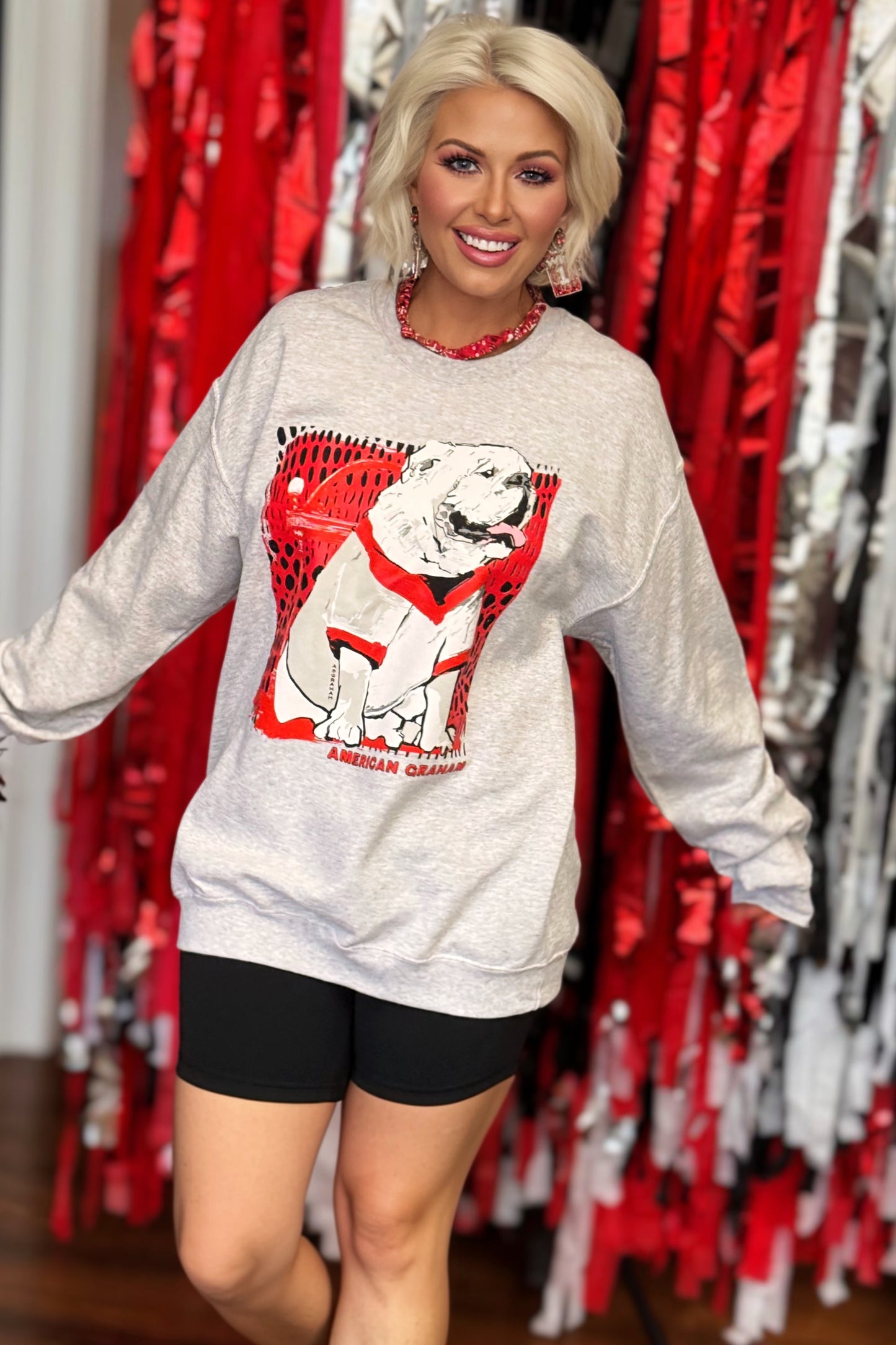 Classic Game Day Bulldog Gildan® Heavy Blend Graphic Sweatshirt