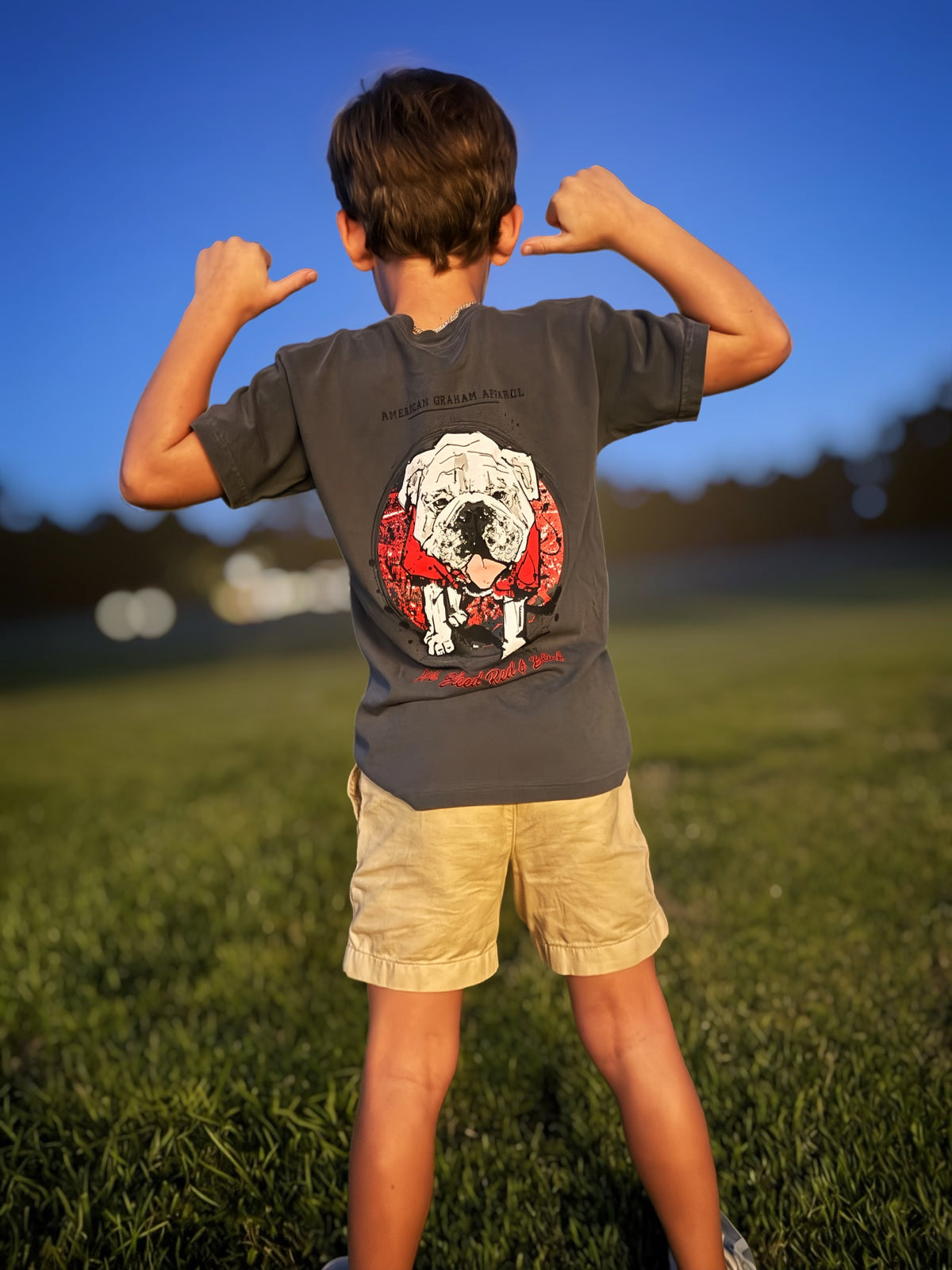 We Bleed Red & Black Youth Comfort Colors® Graphic T-Shirt