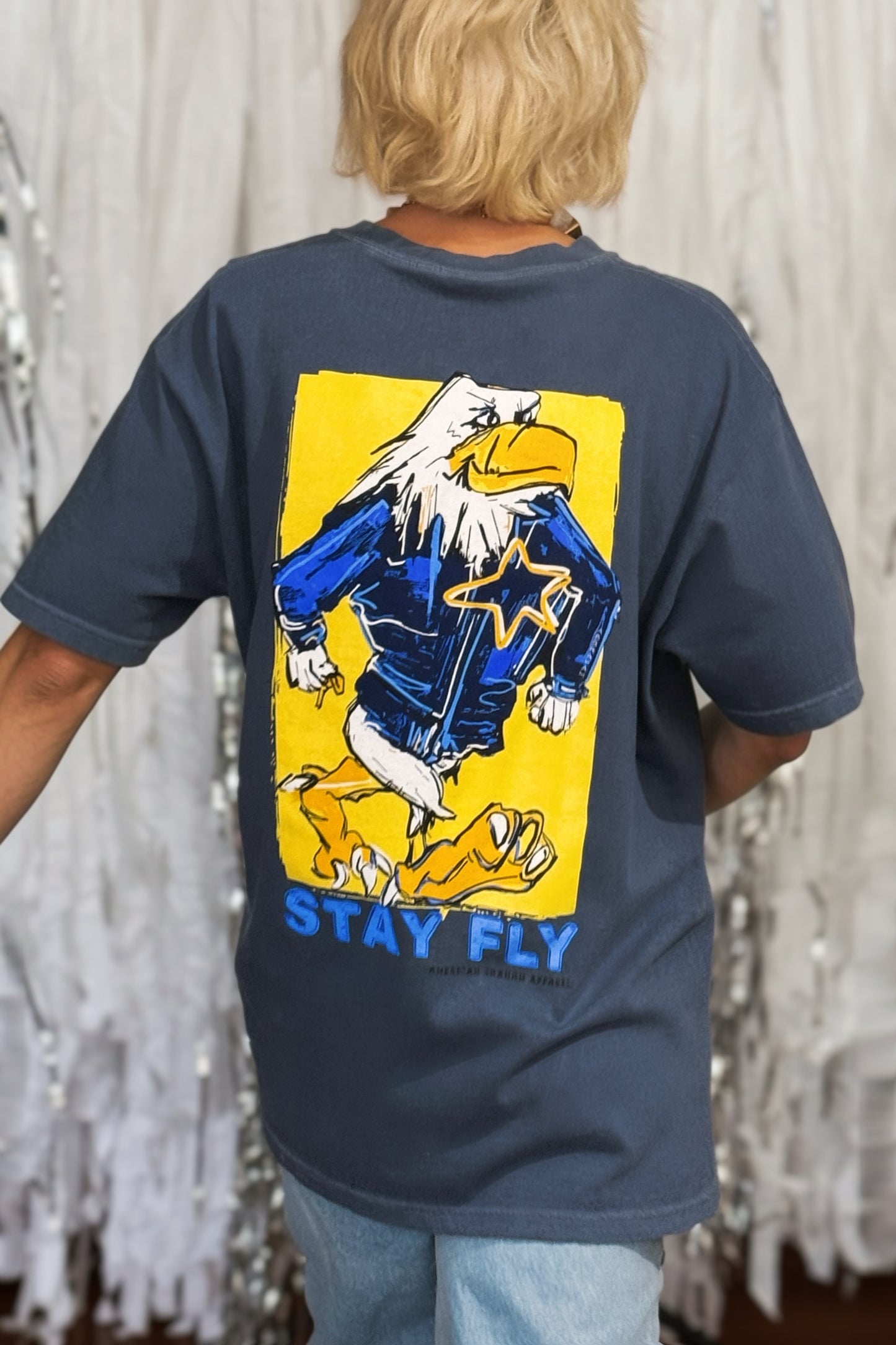 Stay Fly Eagles Comfort Colors® Graphic T-Shirt
