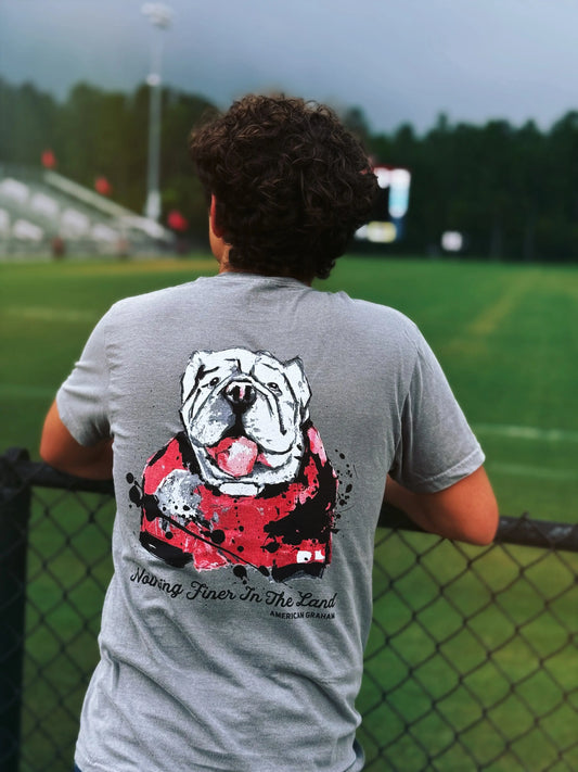 Nothing Finer In The Land Bulldog Artisan Graphic T-Shirt American Graham Apparel