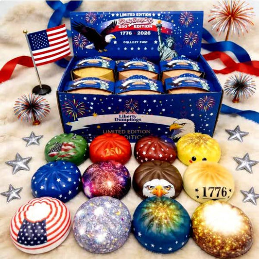 Limited Edition USA 250 Celebration Dumpling Squishy Toy