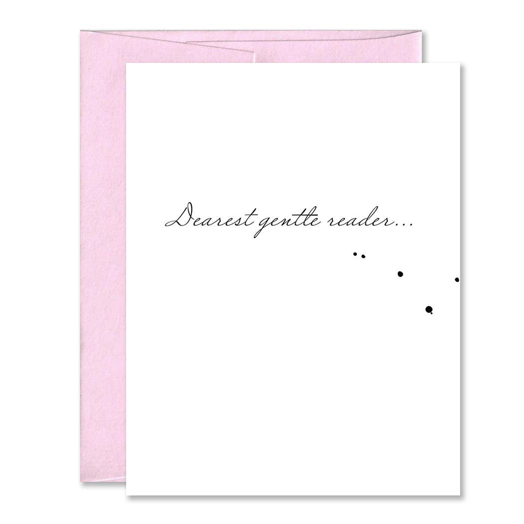 Bridgerton Inspired Lady Whistledown Greeting Card