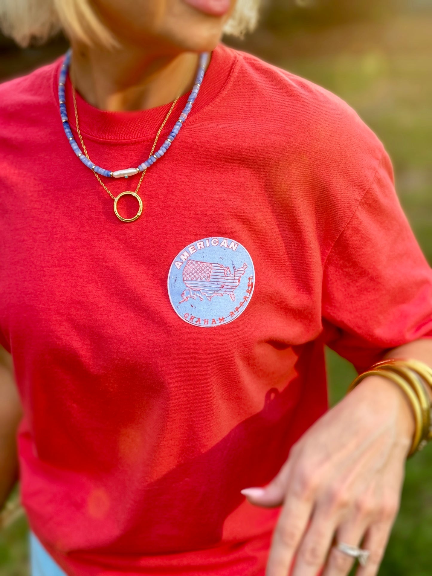 Grillin' In The USA Artisan Graphic T-Shirt