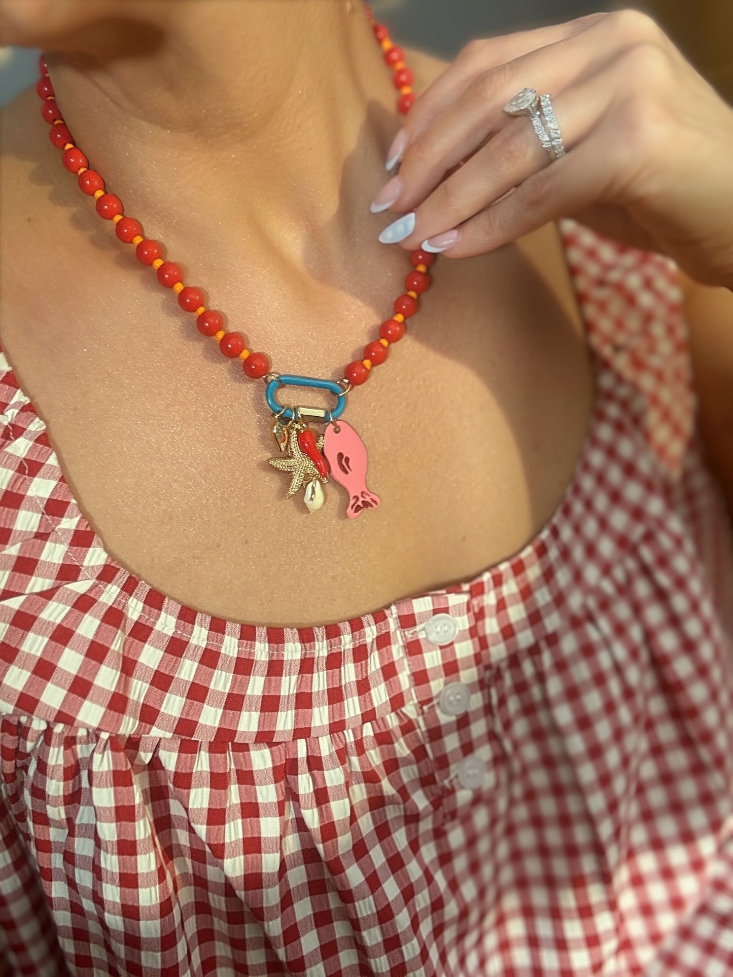 Catch of the Day Coastal Charm Necklace