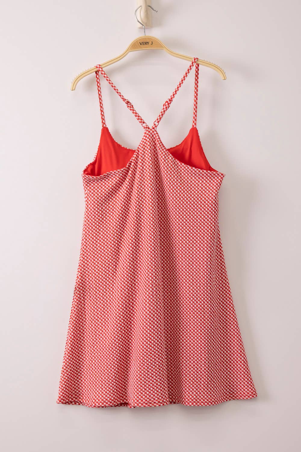 Game Point Checkered Athleisure Dress