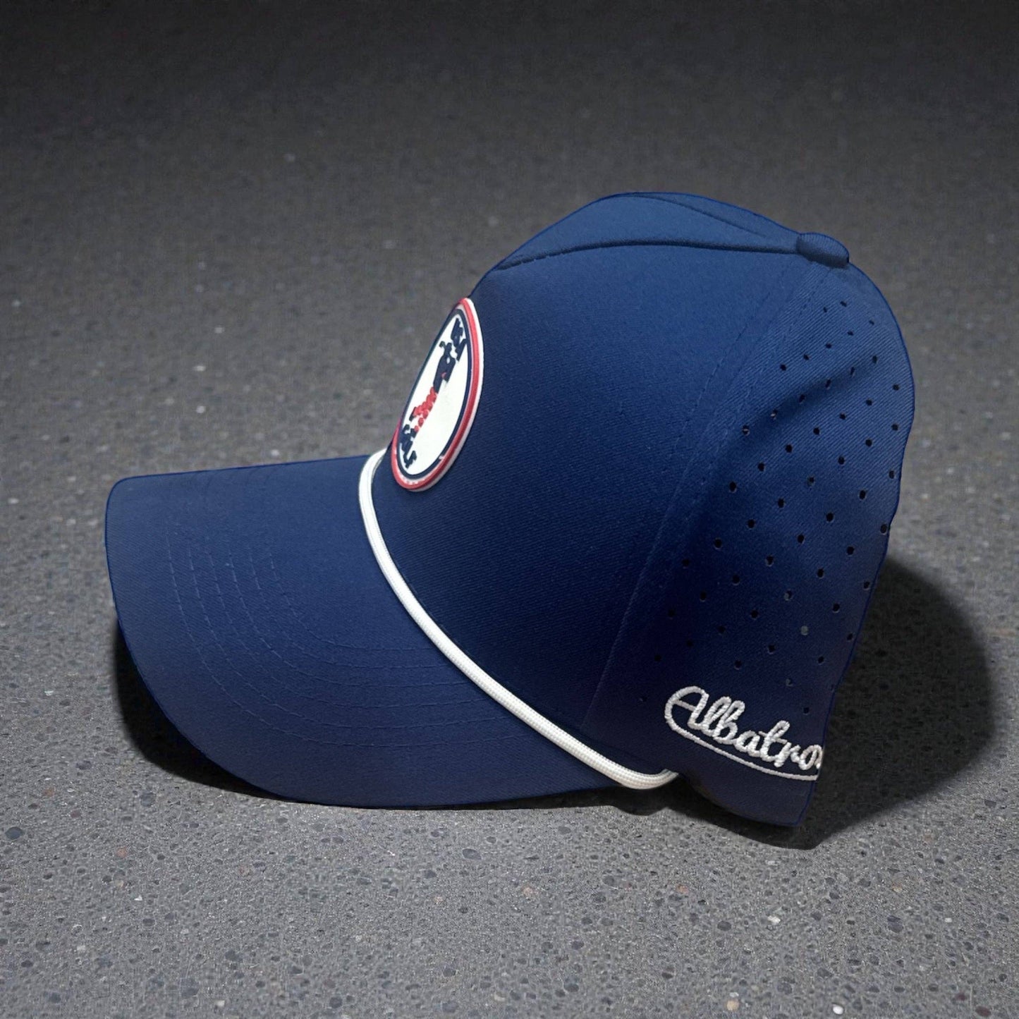 USA Golf Snapback Hat – Patriotic Embroidered Red, White & Blue Adjustable Cap