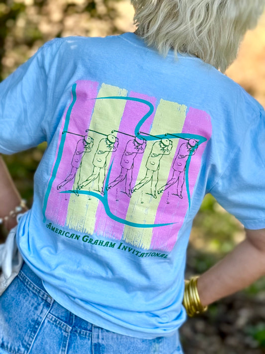 Amerikanisches Graham Invitational Golf Artisan Grafik-T-Shirt