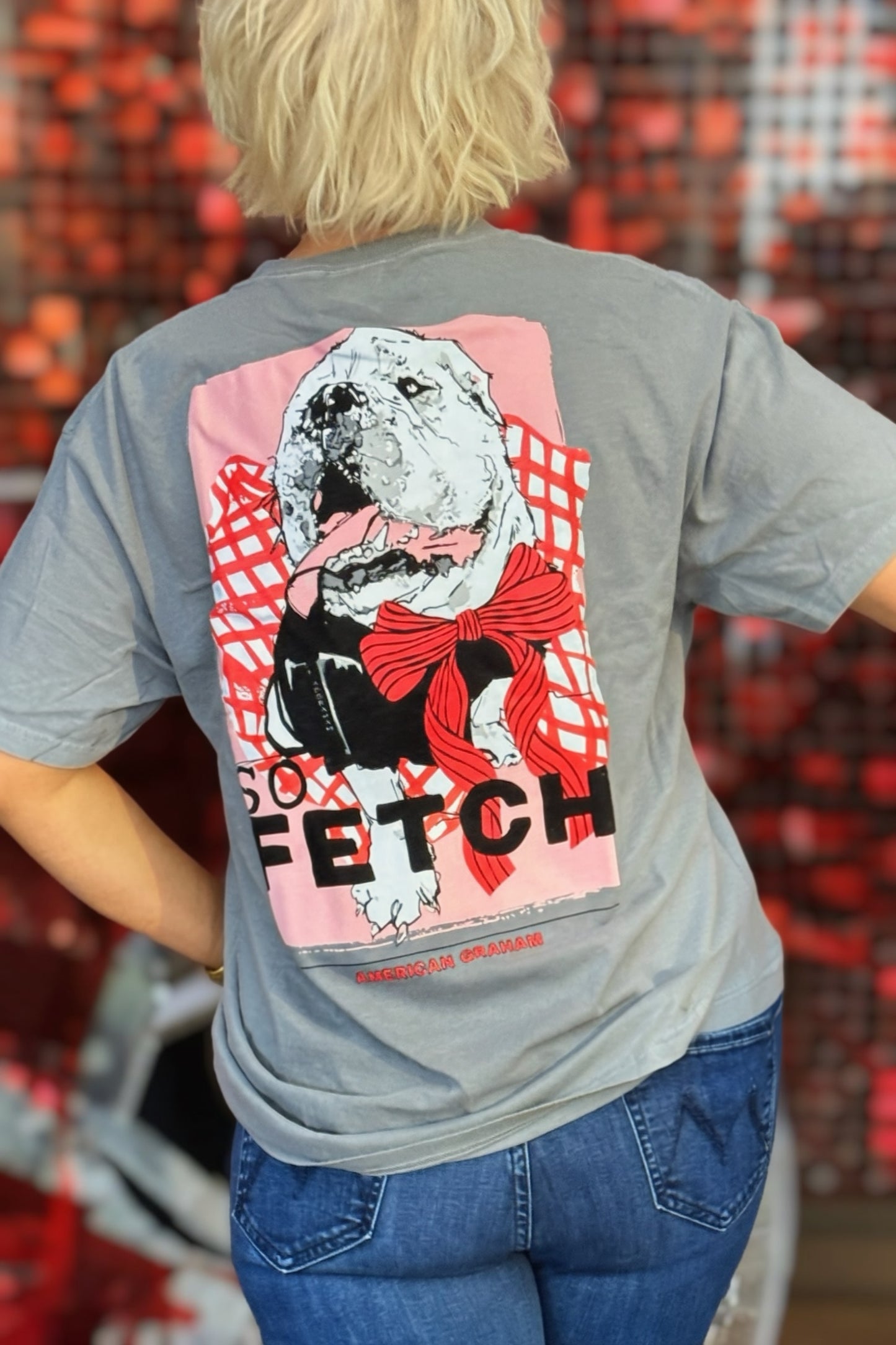 So Fetch Bulldog Comfort Colors® Graphic T-Shirt