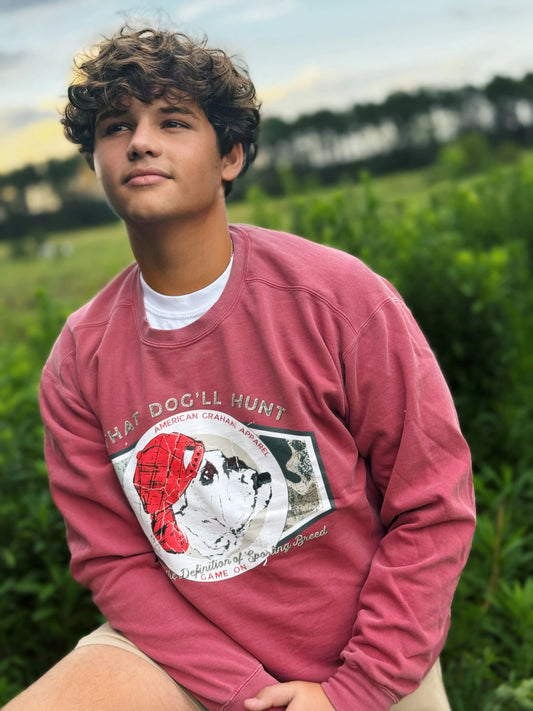 Game On: Sporting Bulldog Graphic Sweatshirt - American Graham Apparel American Graham Apparel