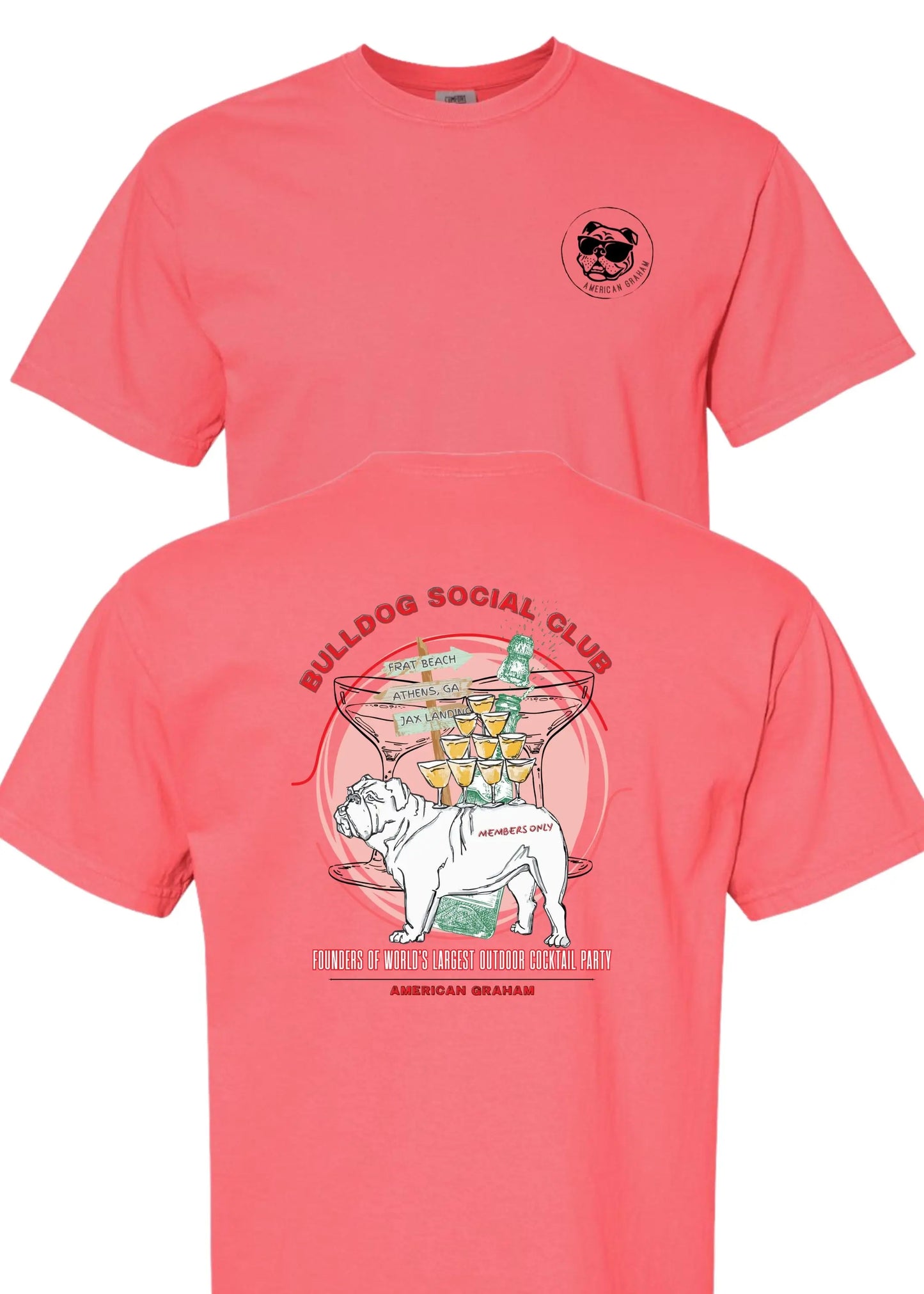 Cocktails, Anyone? Bulldog Social Club - American Graham Apparel American Graham Apparel