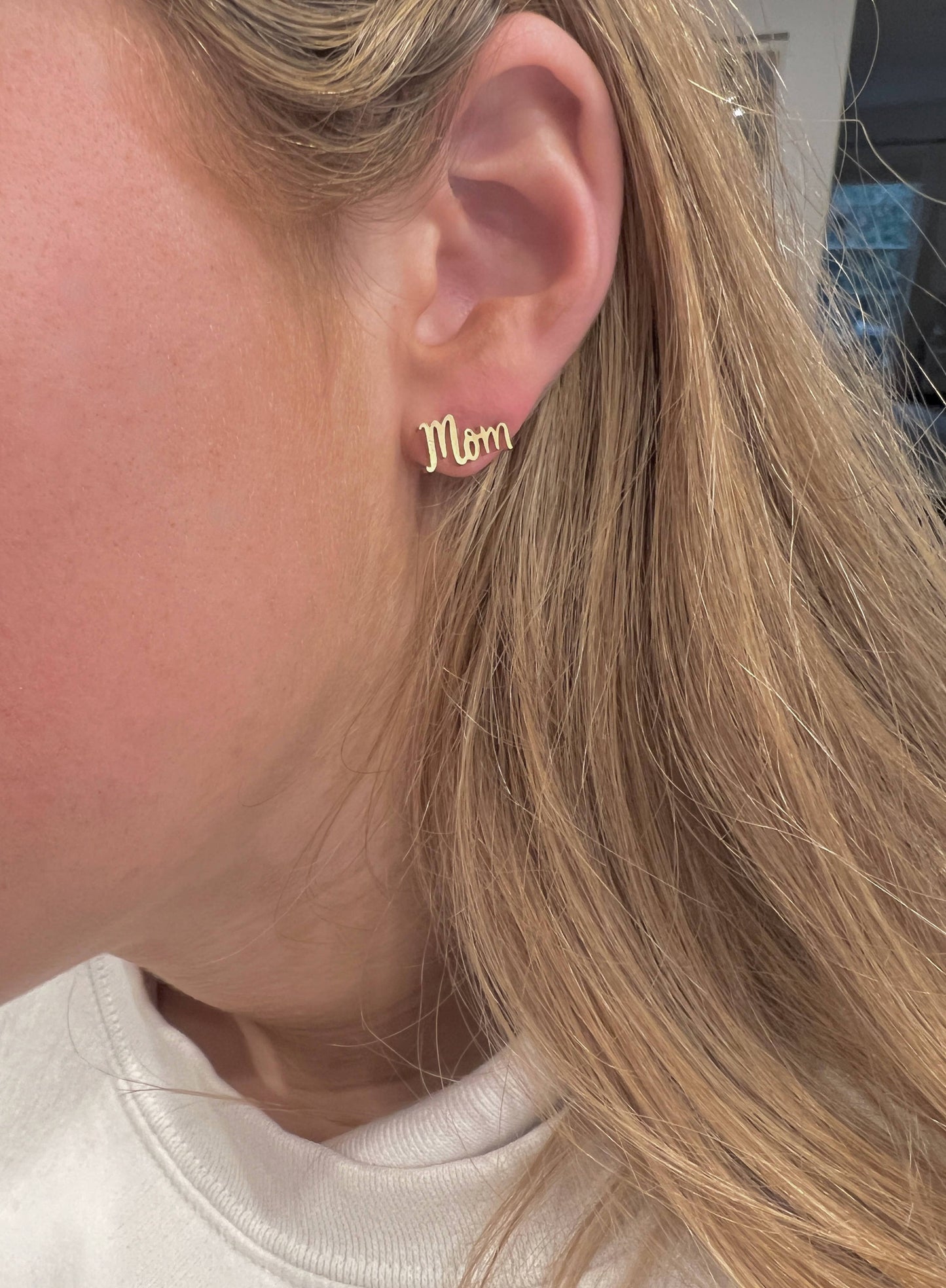 Dawg Mom & Bulldog Stud Earring Set