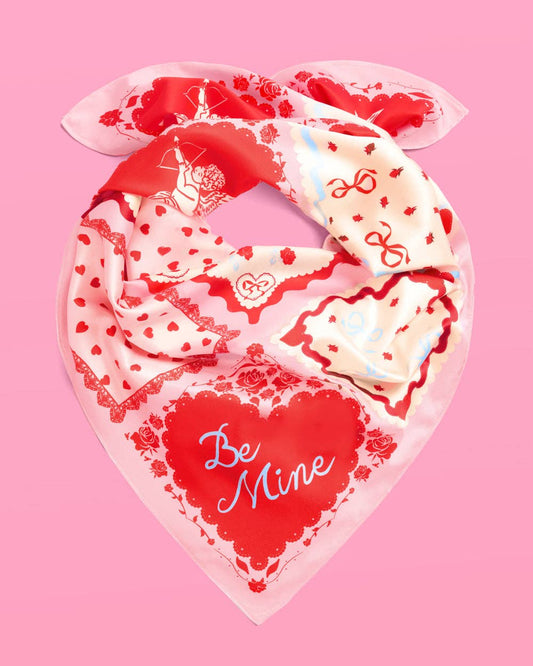 Love Notes Valentine Bandana | Galentine's Headscarf