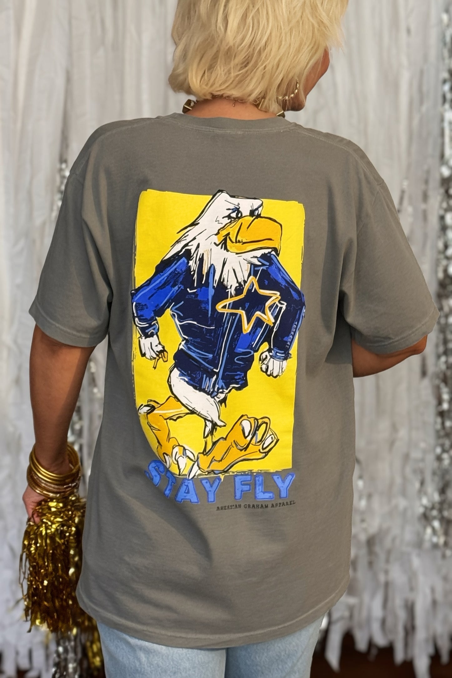 Stay Fly Eagles Comfort Colors® Graphic T-Shirt