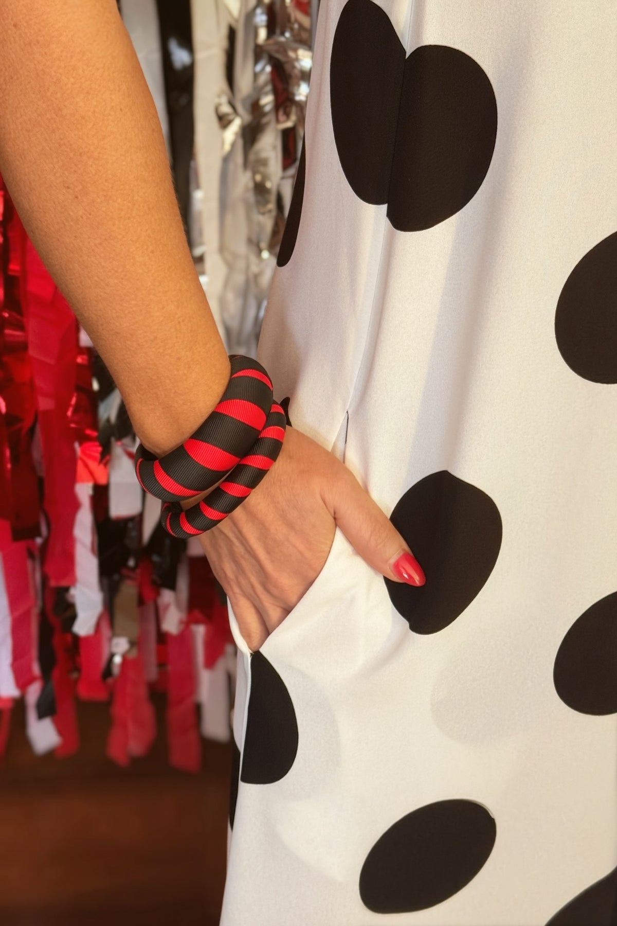 Spot On Polka Dot Tie-Shoulder Maxi Dress, S-3XL Available