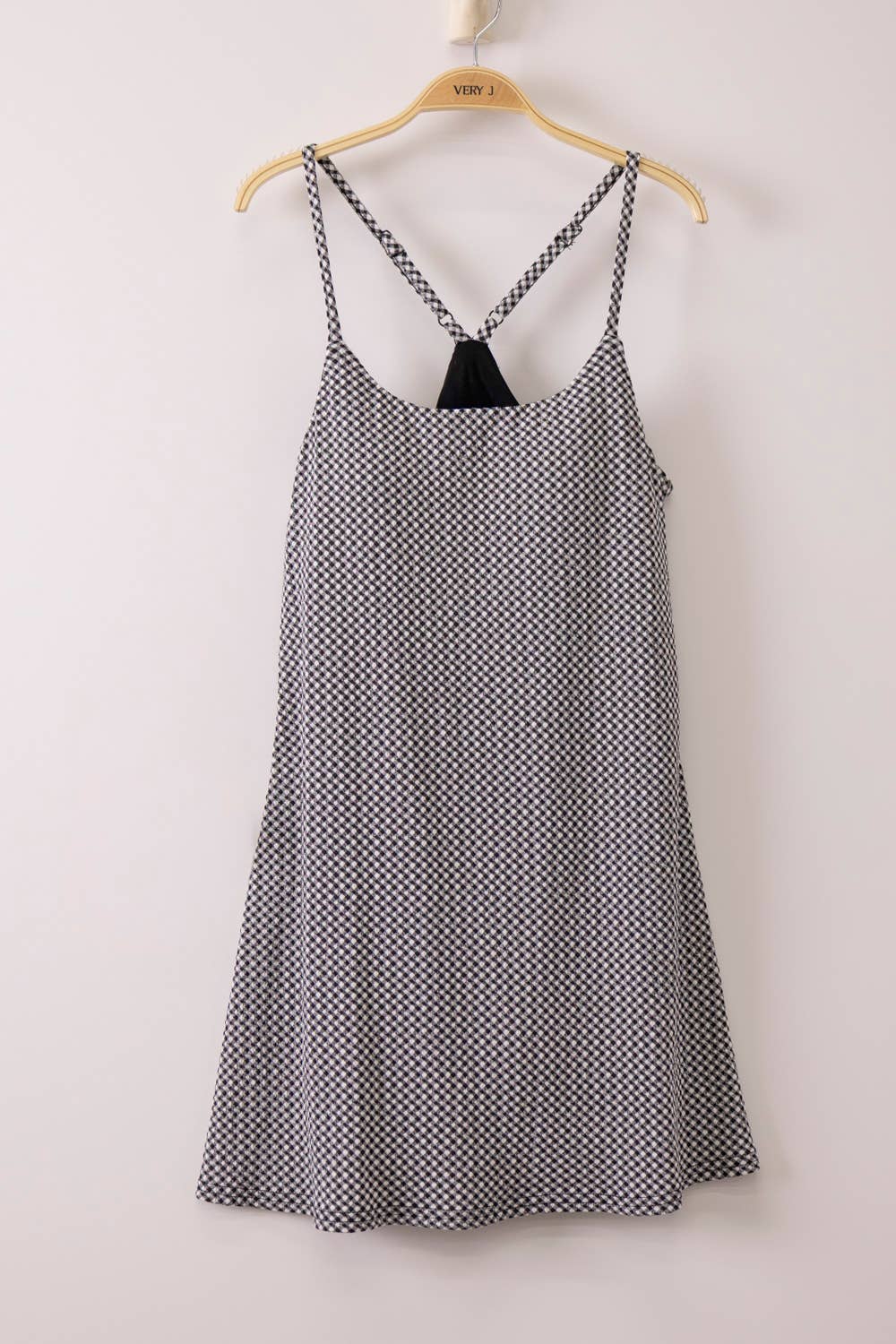 Game Point Checkered Athleisure Dress