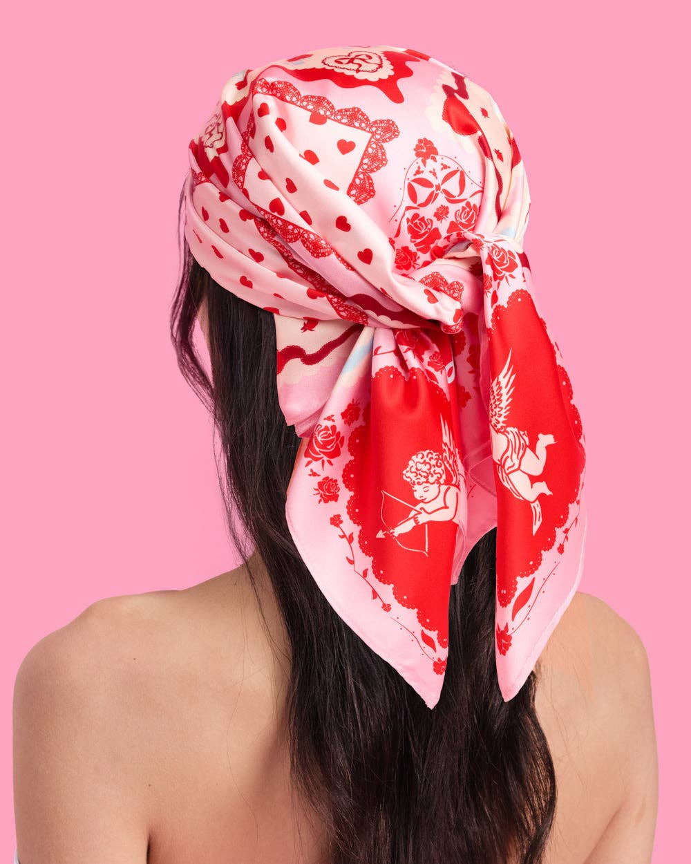 Love Notes Valentine Bandana | Galentine's Headscarf