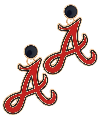 Braves Drop Earrings