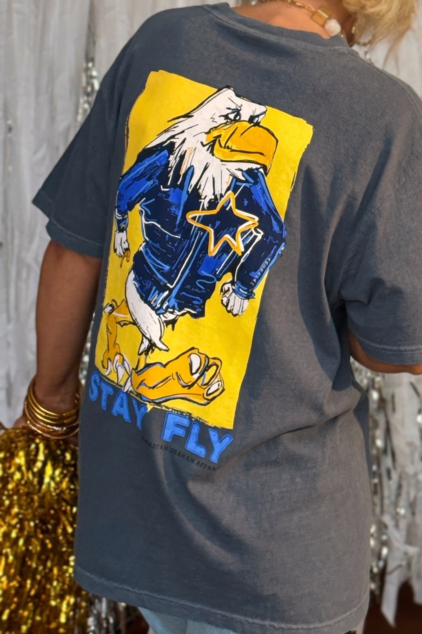 Stay Fly Eagles Comfort Colors® Graphic T-Shirt