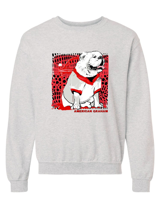 PREORDER: Classic Game Day Bulldog Gildan® Heavy Blend Graphic Sweatshirt