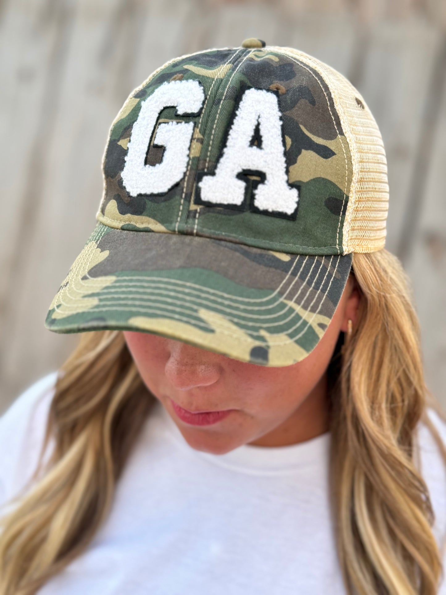 Judith March Camo State Hat