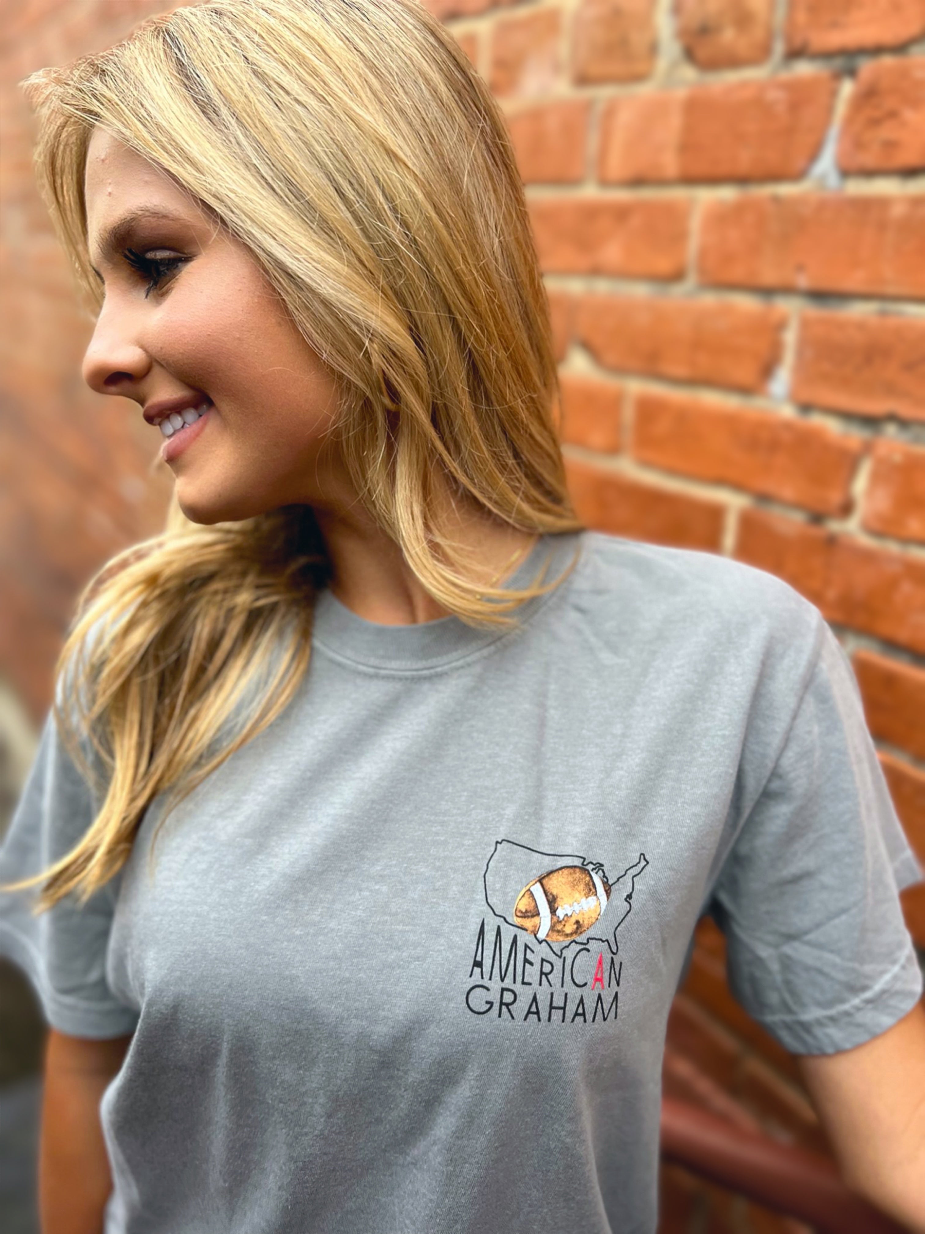 HERE TO TAKE IT ALL Comfort Tee – American Graham Apparel