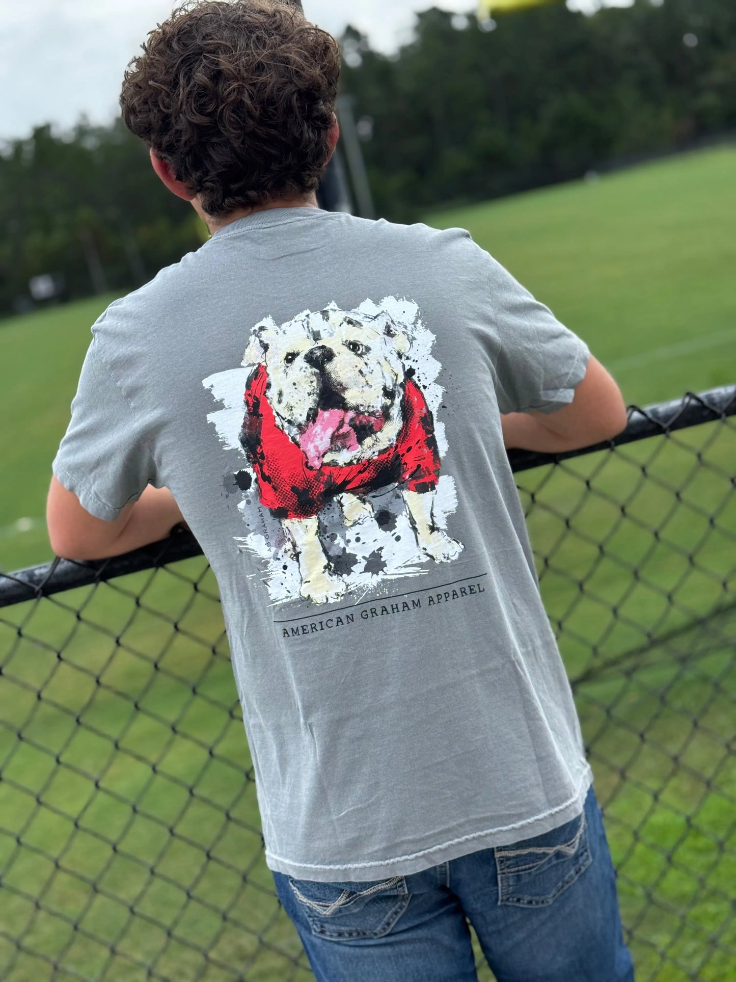 Here comes the BOOM bulldog comfort tee American Graham Apparel