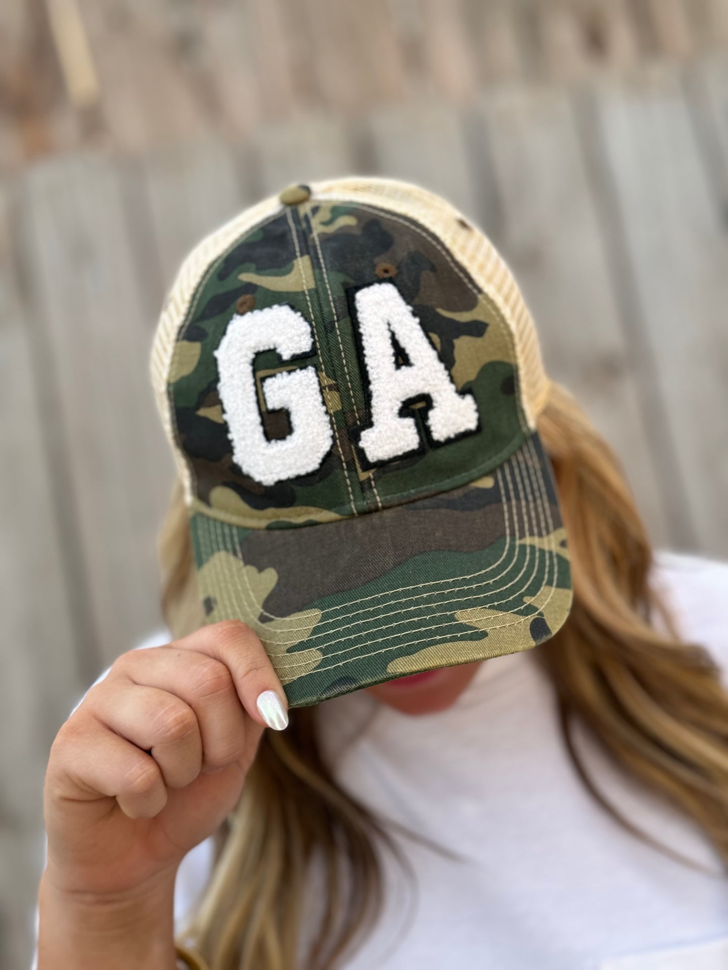 Judith March Camo State Hat