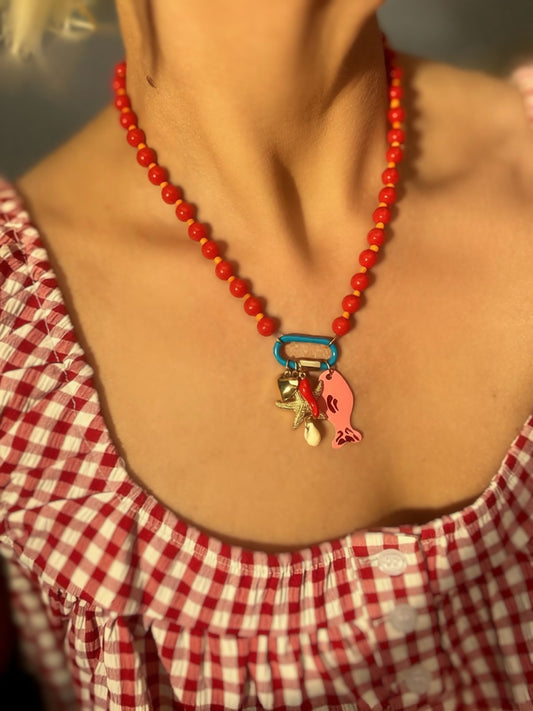 Catch of the Day Coastal Charm Necklace