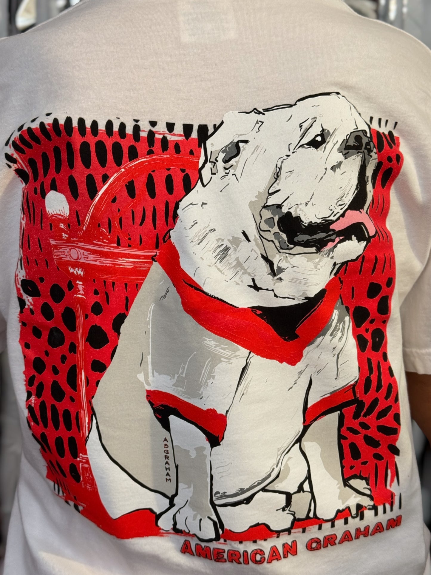 Classic Game Day Bulldog Comfort Colors® Graphic T-Shirt