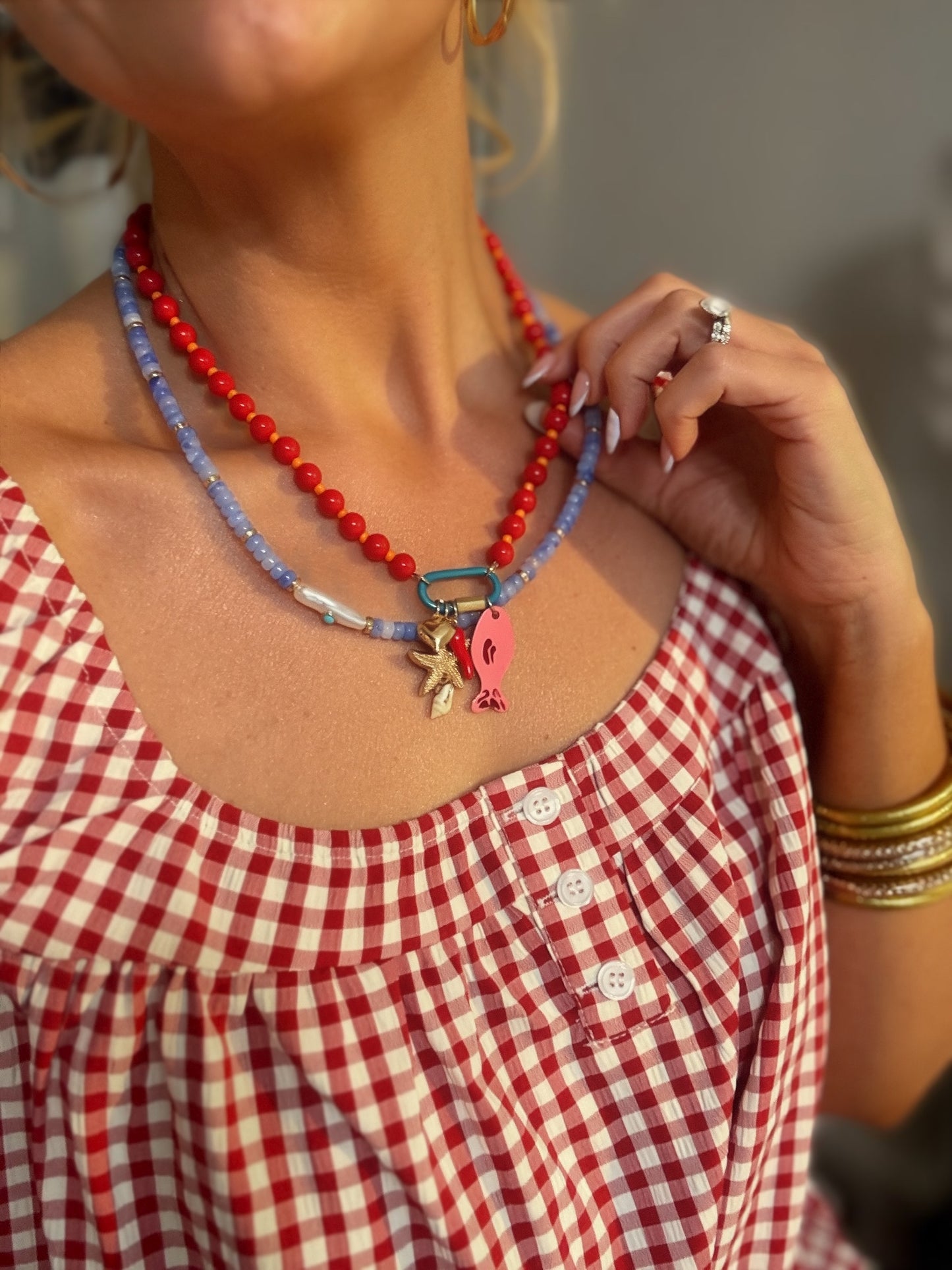 Catch of the Day Coastal Charm Necklace