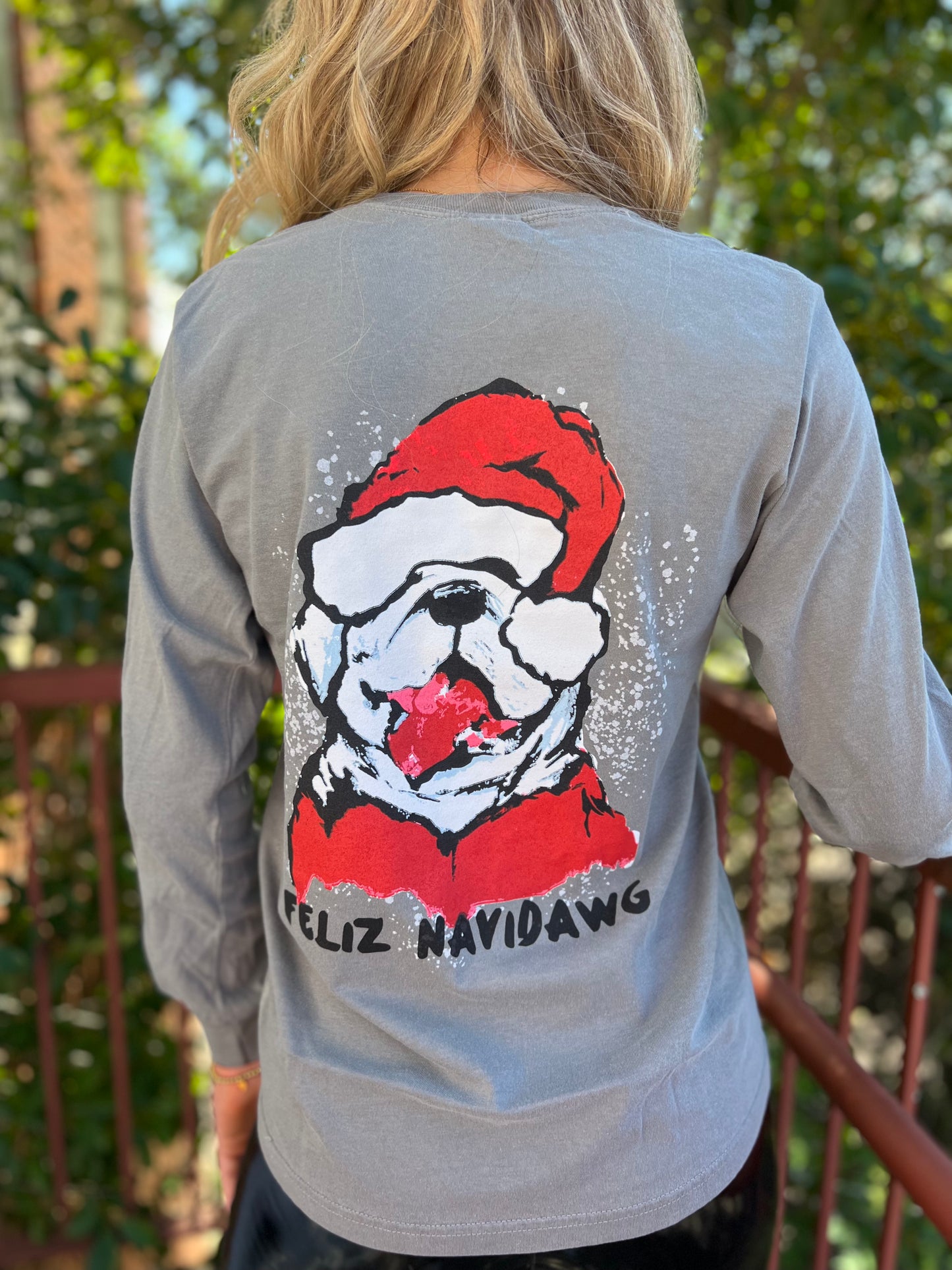 Feliz NaviDAWG Long Sleeve Tee American Graham Apparel