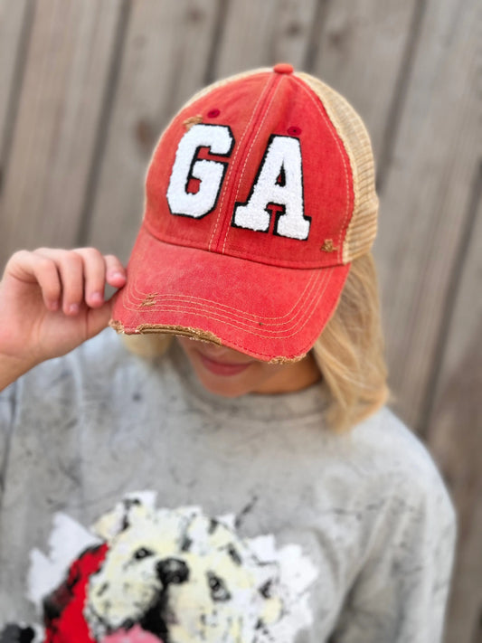 Judith March Varsity State Hat American Graham Apparel