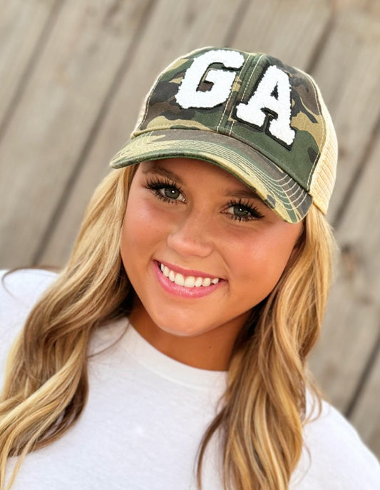 Judith March Camo State Hat