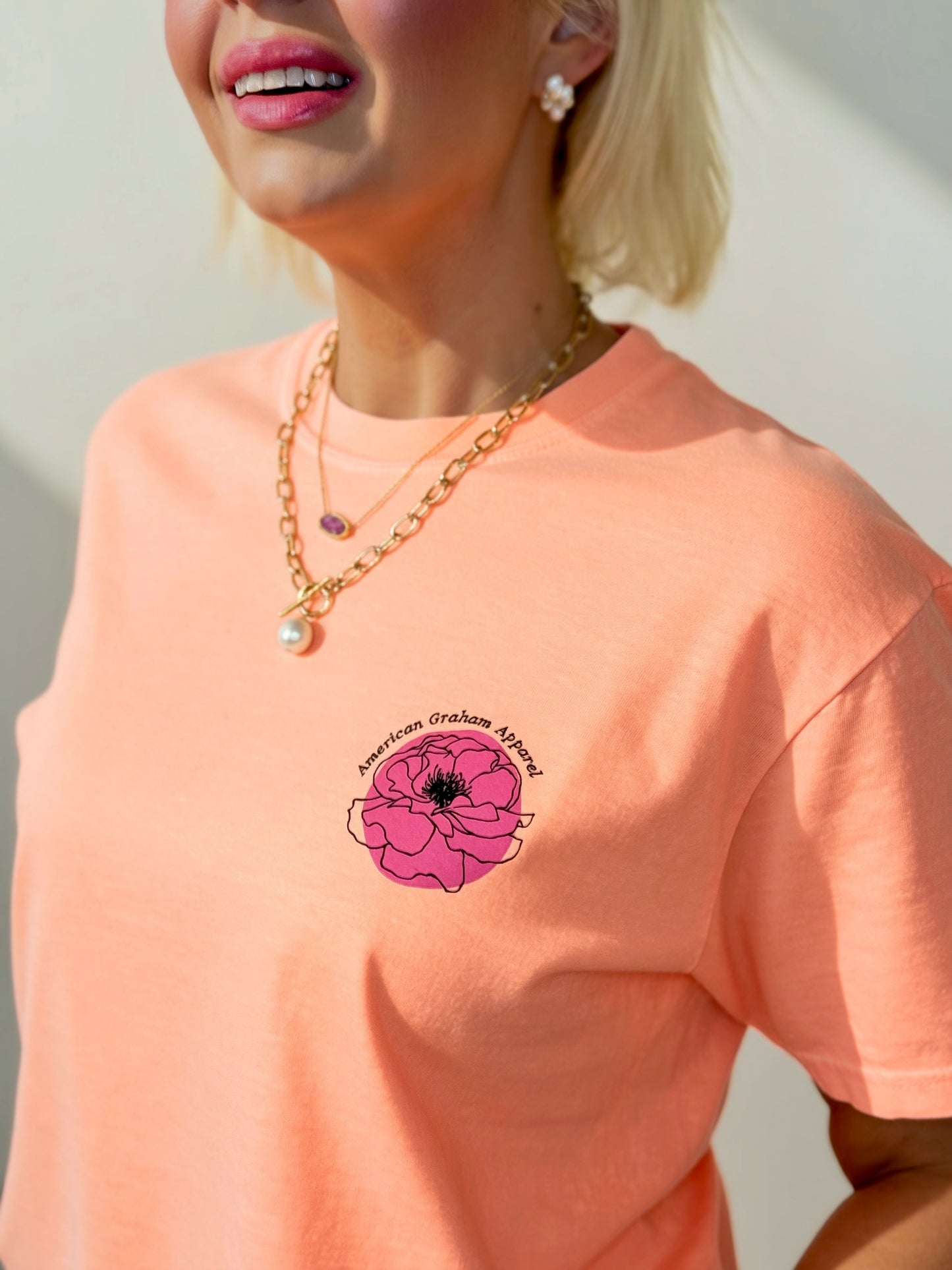 Floral Cross Christian Graphic T-Shirt – Faith Based Apparel – Inspirational Tee