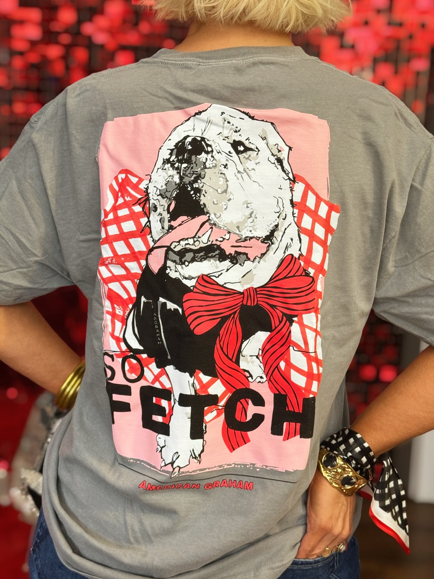 So Fetch Bulldog Comfort Colors® Graphic T-Shirt