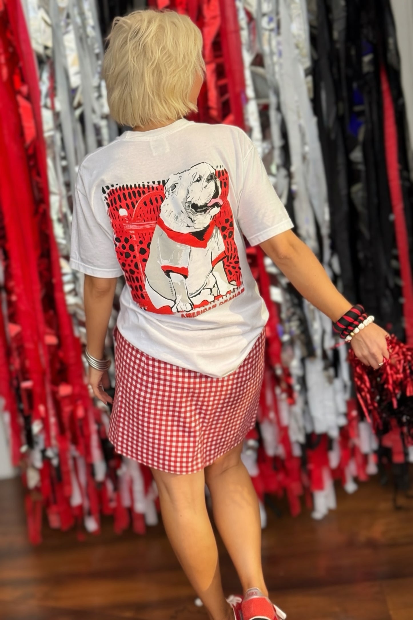 Classic Game Day Bulldog Comfort Colors® Graphic T-Shirt