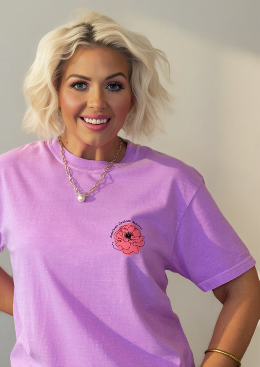 Petals & Promise: Grace In Full Bloom Spring Floral Cross Graphic T-Shirt