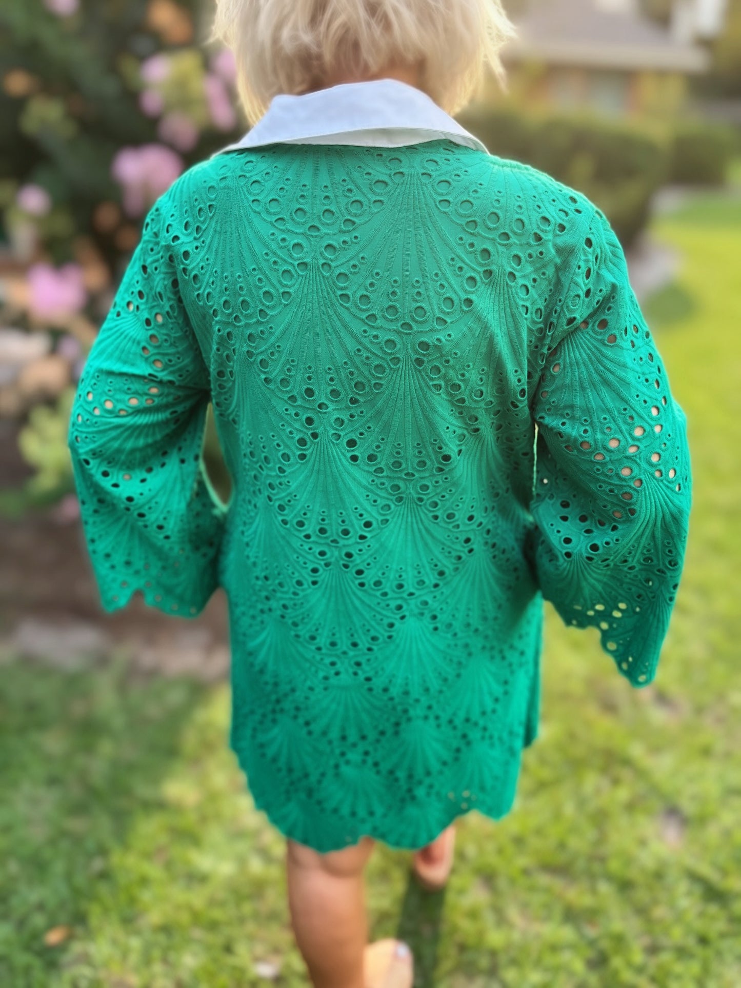 Emerald Coast Eyelet Mini Dress