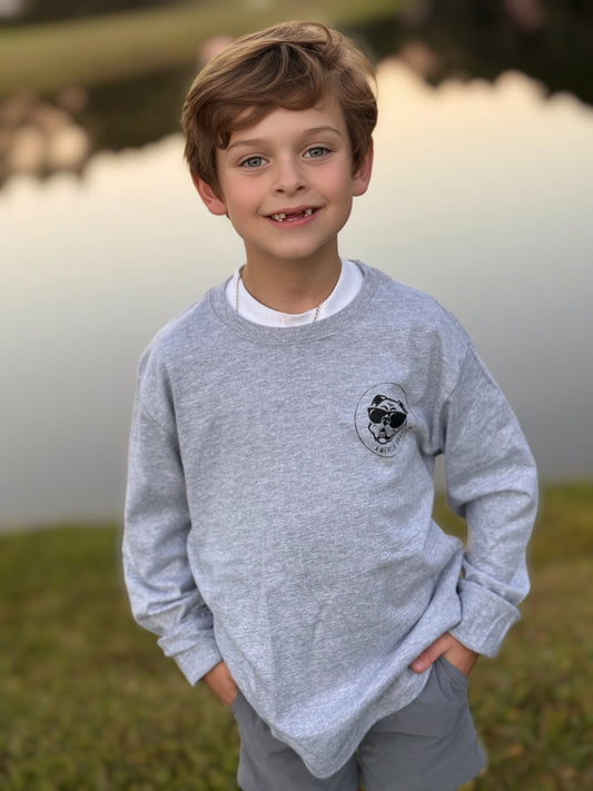 We Bleed Red & Black Youth Bella+Canvas® Long Sleeve Graphic Tee