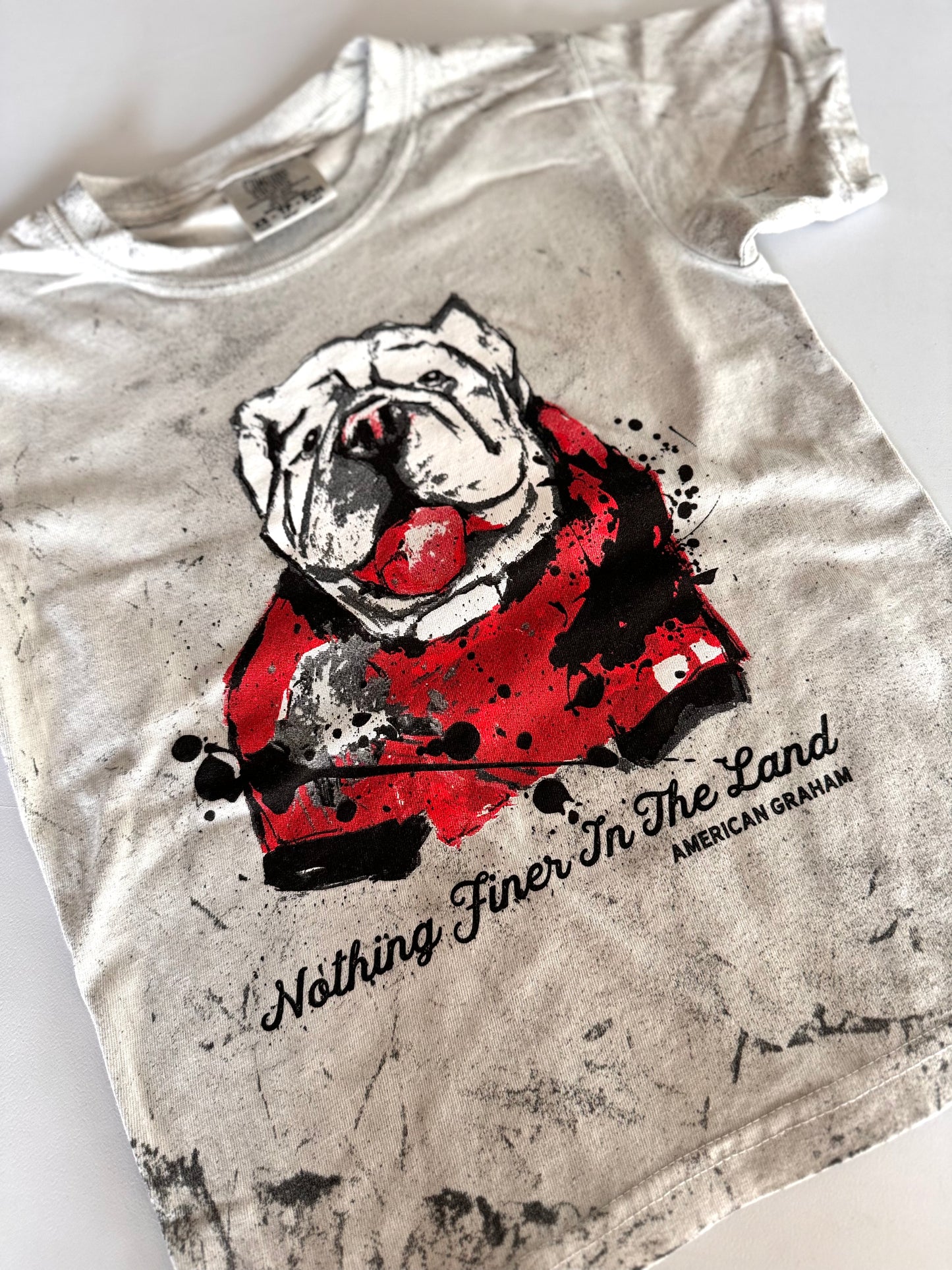 American Graham Youth Nothing Finer Bulldogs Comfort Colors Colorblast T-Shirt