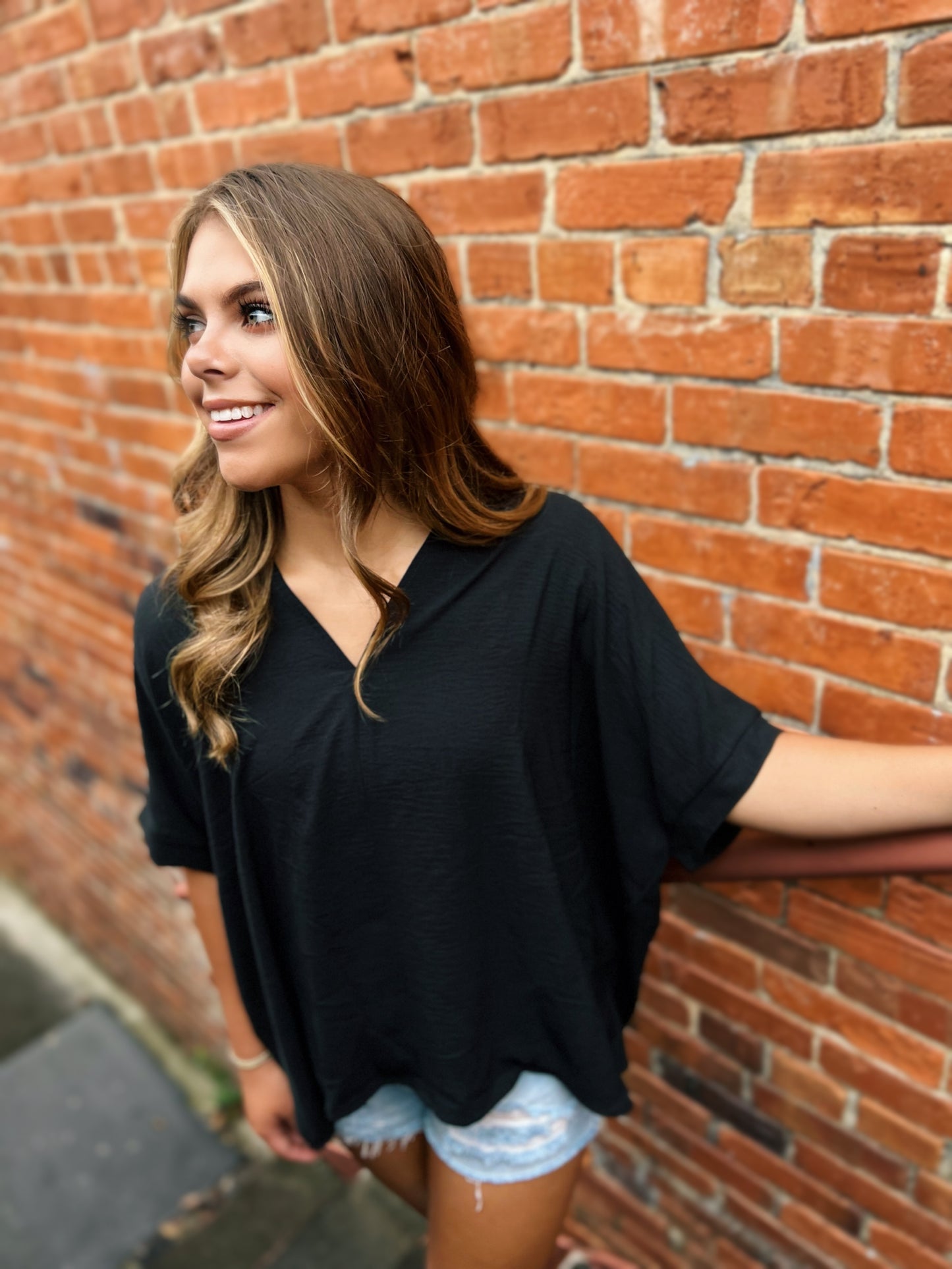 Keep It Simple Black Tunic