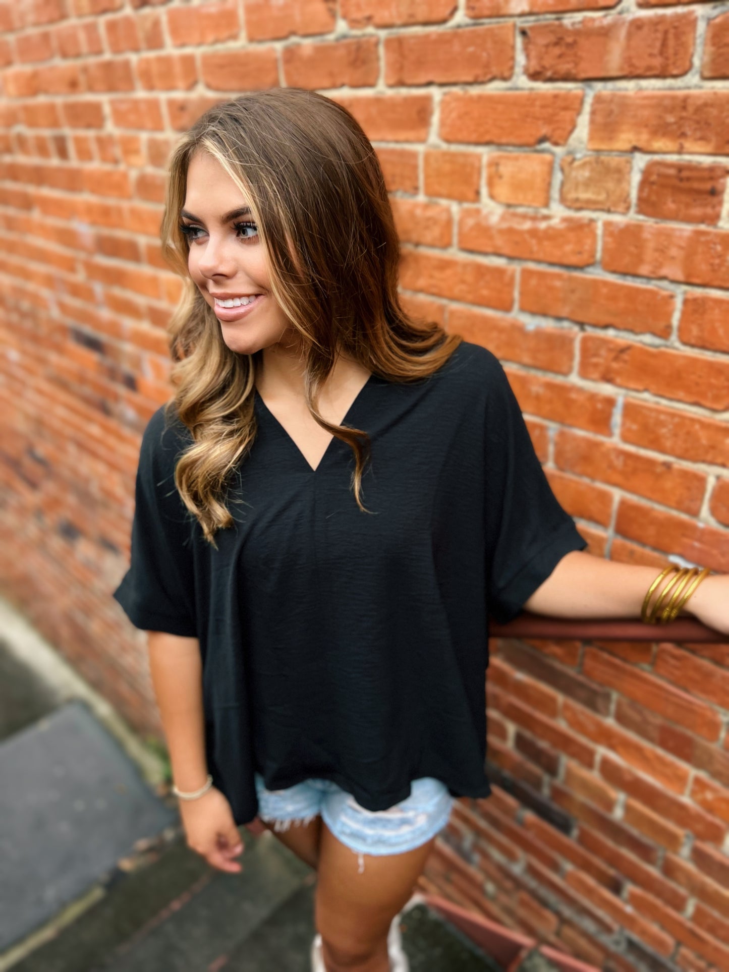 Keep It Simple Black Tunic