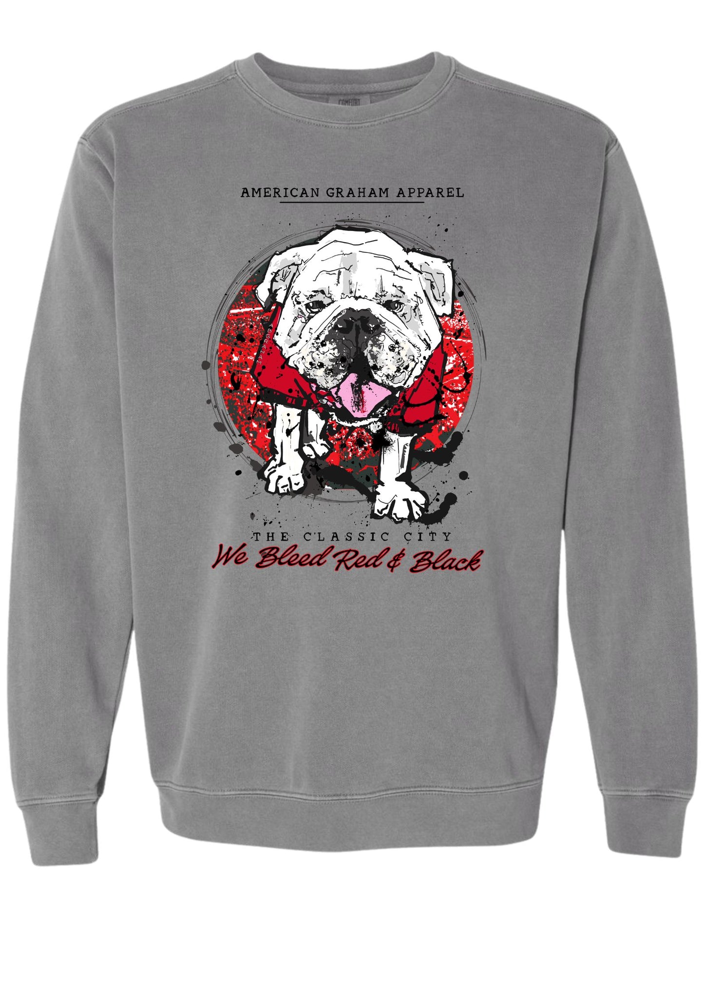 PREORDER: We Bleed Red & Black Comfort Colors® Graphic Sweatshirt
