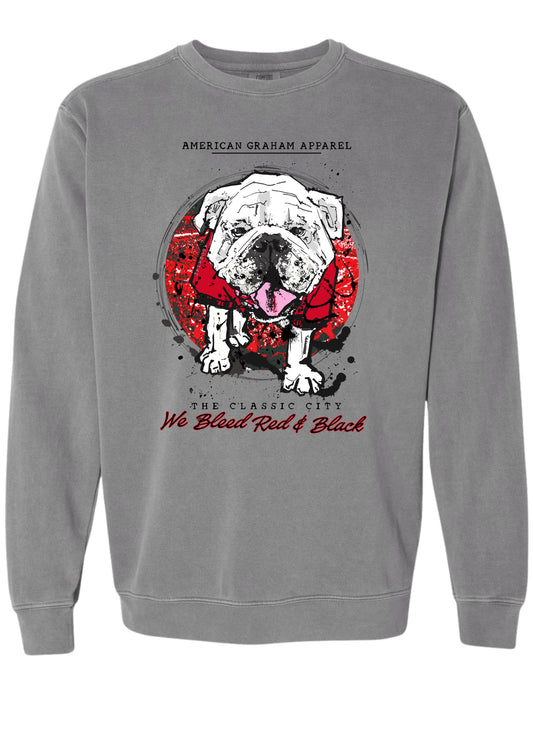 PREORDER: We Bleed Red & Black Comfort Colors® Graphic Sweatshirt