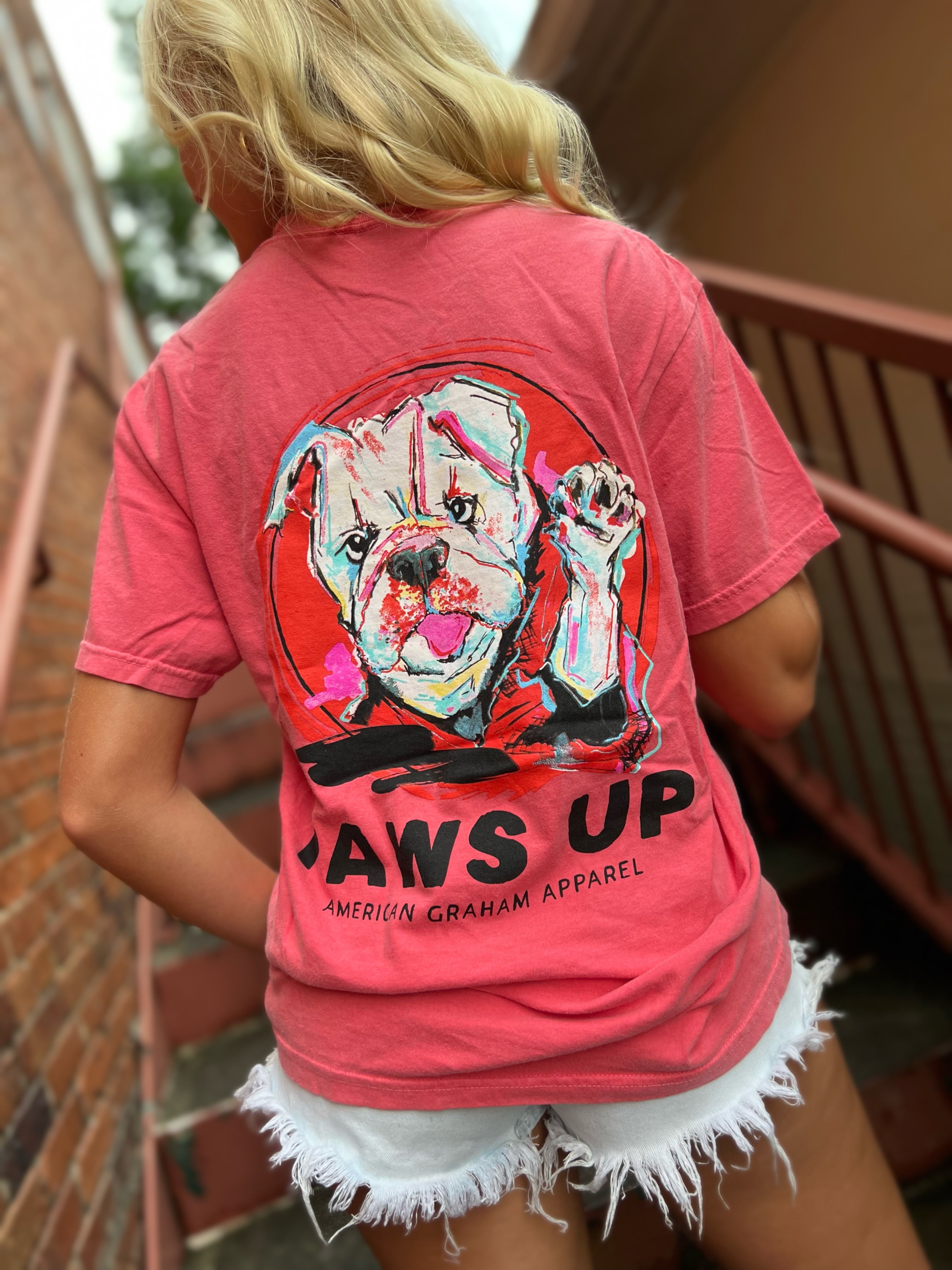 Paws Up Unisex Comfort Tee – American Graham Apparel