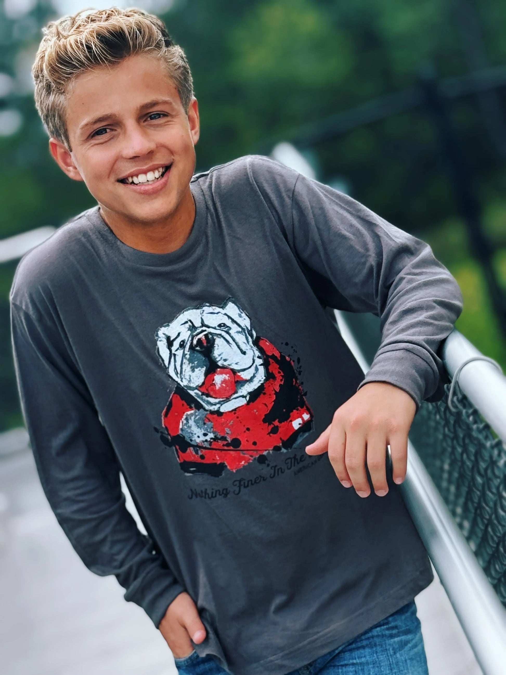 Youth Nothing Finer Long Sleeve Tee American Graham Apparel